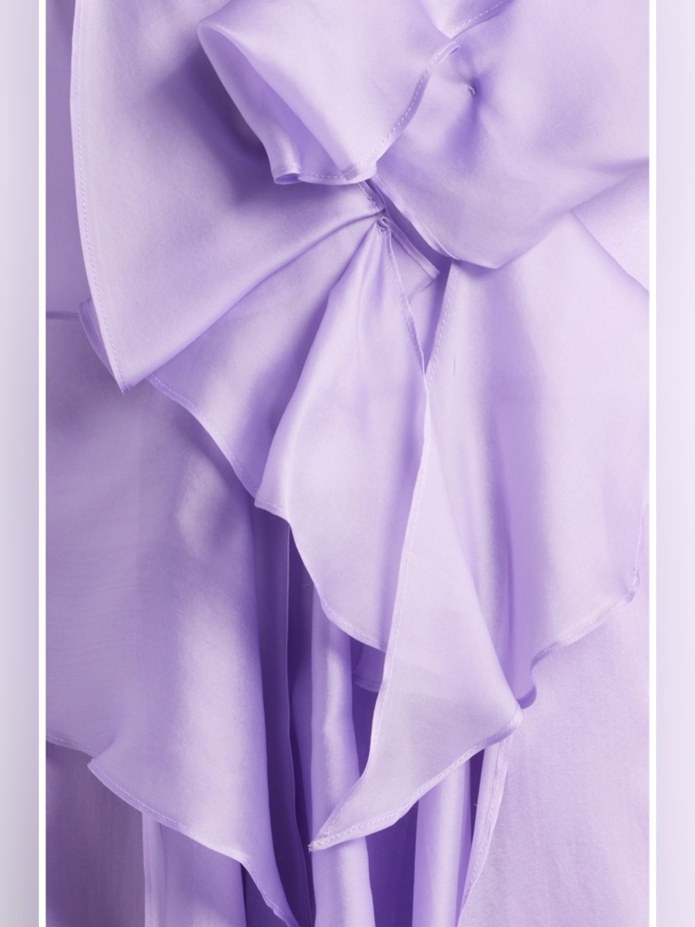 Sonya Moda Rosa Strapless Silk Organza cocktail Dress - Picture 7 of 15